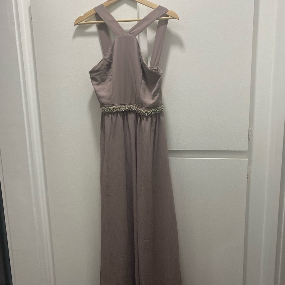 Mauve Gown with custom belt